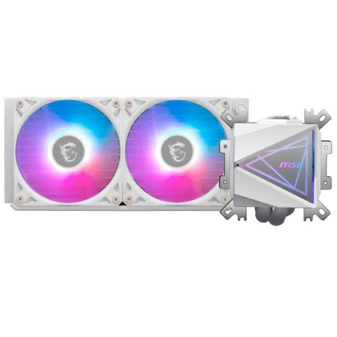 Жидкостная система охлаждения MSI MAG CORELIQUID I240 2x ARGB Gen2 Fan, ARGB Gen2 Block, Color Box фото 3