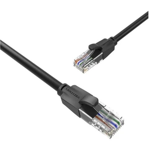 Патч-корд Vention прямой UTP cat.6, RJ45 - 8м. Черный фото 5