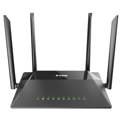 Маршрутизатор/ AC1300 Wi-Fi Router, 1000Base-T WAN, 4x1000Base-T LAN, 4x5dBi external antennas, USB port, 3G/LTE support фото 1