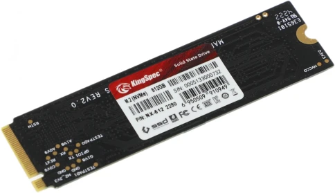 Твердотельный накопитель Kingspec PCIe 3.0 x4 512GB NX-512 M.2 2280 0.9 DWPD [NX-512] фото 3