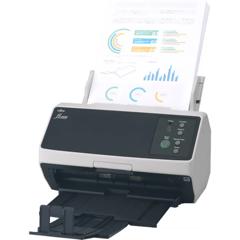 Ricoh(PFU) fi-8150 Документ сканер А4, двухсторонний, 50 стр/мин, автопод. 100 листов, USB 3.2, Gigabit Ethernet/ Ricoh(PFU) fi-8150, Document scanner, A4, duplex, 50 ppm, ADF 100, USB 3.2, Gigabit Ethernet фото 3