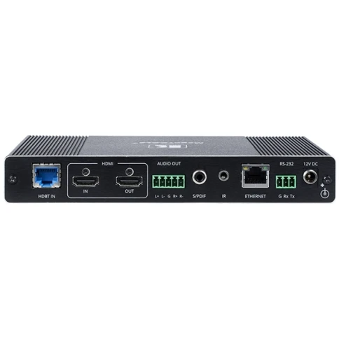 Бесподрывный приемник HDMI, Аудио, RS-232, ИК, Ethernet по витой паре HDBaseT со встроенным масштабатором и дополнительным входом HDMI; поддержка 4К60 4:2:0, POE [50-80519090] фото 3