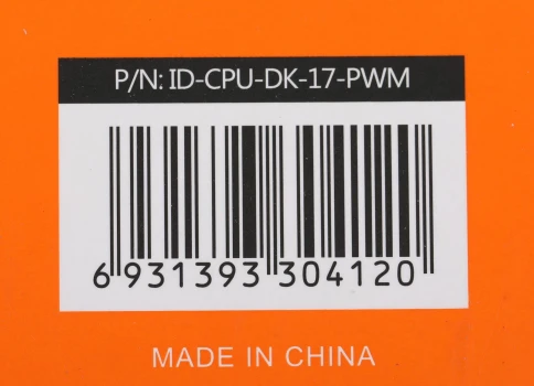 Кулер ID-Cooling DK-17 PWM Soc-1700/1851 черный 4-pin 14-26dB Al 65W 265gr Ret [DK-17 PWM] фото 7