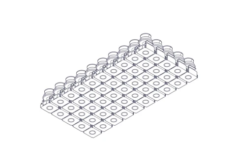 Mounting kit Systeme Electric, Uniprom series, M6 (screw, washer, snap nut), pack of 50 pcs. фото 10