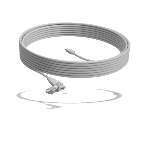 Кабель/ Accessory Logitech ,Rally Mic Pod ext Cable, Off-White фото 1