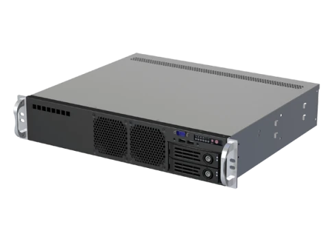 Серверный корпус/ 2U chassis; ATX, Micro-ATX, Mini-ITX MBs; 2 x 3.5''h фото 1