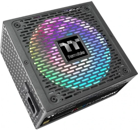 Блок питания Thermaltake ATX 750W Toughpower iRGB Plus (DIGITAL) 80+ gold (20+4pin) APFC 140mm fan color LED 9xSATA Cab Manag RTL [PS-TPI-0750F3FDGE-1] фото 1