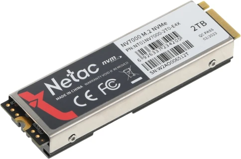 Твердотельный накопитель Netac PCIe 4.0 x4 2TB NT01NV7000-2T0-E4X NV7000 M.2 2280 [NT01NV7000-2T0-E4X] фото 4