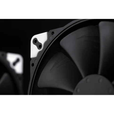 Кулер для корпуса/ Case Cooler Noctua NF-A20 PWM chromax.black.swap (200x200x30mm, 4-pin PWM, 86.46CFM, 18.1dBA, 800RPM, Black) фото 5