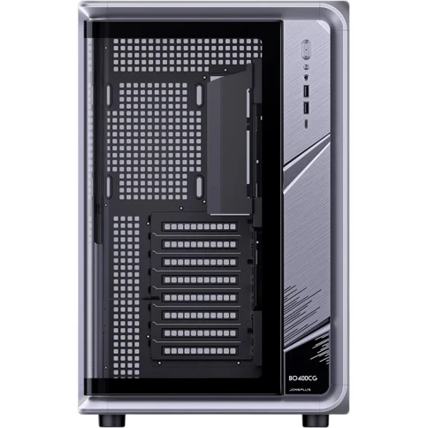 Корпус без блока питания/ Case JONSBO BO400CG, Midi-Tower, TG, no fan, 2xUSB-A 3.0 + 1xUSB-C 3.2, ATX, mATX, mITX Grey фото 4