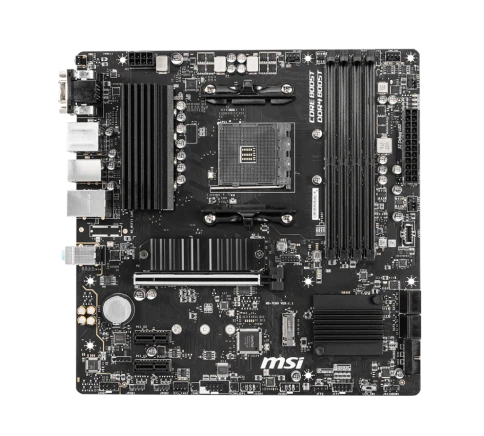 Материнская плата/ MB MSI AMD B550 sAM4, 4xDDR4(128GB), D-SUB/HDMI 2.1/DP, 1xPCIe 4.0x16, 2xPCIe 3.0, 1xLAN, 4xSATA 6Gb/s, 2xM.2, 4xUSB 3.2, 2xUSB 2.0, 1xPS/2, mATX фото 2