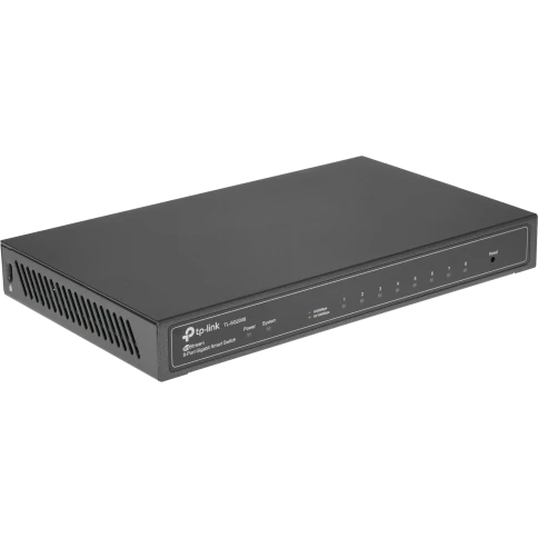 Коммутатор/ 8-port Gigabit Desktop Smart Switch, 8 10/100/1000Mbps RJ45 ports, Tag-based VLAN, STP/RSTP/MSTP, IGMP V1/V2/V3 Snooping, DHCP Filtering, 802.1P QoS, Rate Limiting, Voice VLAN, Port Trunking, LACP, Port Mirroring, SNMP, RMON, steel case фото 1