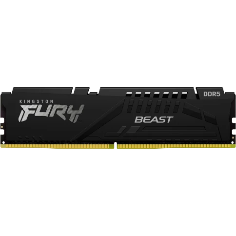 Память оперативная/ Kingston 16GB 5200MT/s DDR5 CL40 DIMM FURY Beast Black XMP фото 1