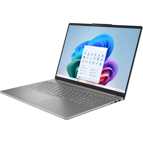 Ноутбук/ Lenovo IdeaPad Slim 5 16AHP10 16"(2880x1800 OLED)/AMD Ryzen 7 8845HS(3.8Ghz)/16384Mb/512PCISSDGb/noDVD/Int:AMD Radeon 780M/Cam/BT/WiFi/80WHr/war 1y/1.76kg/luna grey/noOS + 100W, RU kbd фото 2