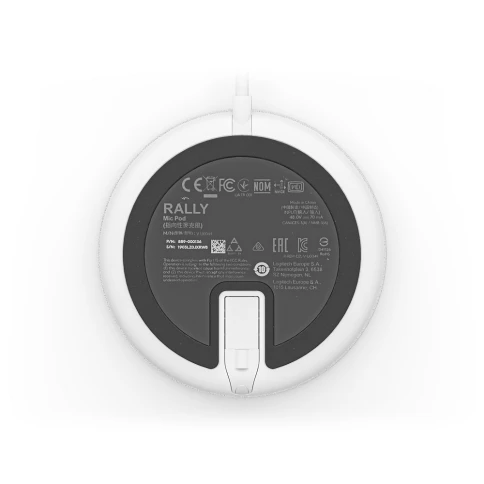 Микрофон/ Logitech Microphone for Rally ConferenceCam  Mic Pod Off-White фото 4
