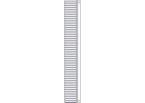 Horizontal bottom seal for cabinets of the Uniprom series, 750 mm wide, 1 pc. фото 6