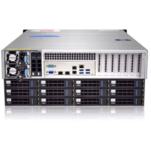 Серверный корпус/ Gooxi RMC4136-670-HSE-D 4U 36bay chassis ,Expander backplane rear 2*2.5"SAS/SATA 1300W 1+1 EU power cables rail kit фото 2