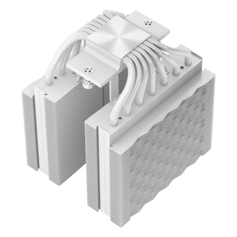 Кулер для процессора/ CPU Cooler PCCooler RT720 TC ARGB WH (270W, 4-pin PWM, 157.5mm, Al/Cu, 7x6mm, ARGB, 2x120mm, 73.32CFM, 34.9dBA, 2200RPM, S: 1851/1700/1200/115X, AM5/AM4, white) фото 5