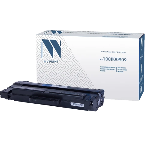 -/ Тонер-картридж NVP NV-108R00909 для Xerox Phaser 3140 / 3155 / 3160 (2500k) фото 1