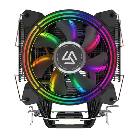 Вентилятор ALSEYE H120D Universal, TDP 200W, Heat Pipe:6mm*6pcs, 800;2000RPM, 11.6-35.3dB(A), RGB, RTL {18} (872339)/(874043) фото 3