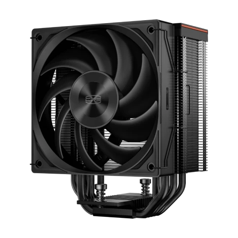 Кулер для процессора/ CPU Cooler PCCooler RZ500 BK (250W, 4-pin PWM, 155mm, Al/Cu, 5x6mm, 1x120mm, 86.73CFM, 32dBA, 2200RPM, S: 1851/1700/1200/115X, AM5/AM4, black) фото 4