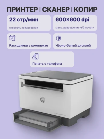 Лазерное МФУ/ HP LaserJet Tank MFP 1602w фото 3