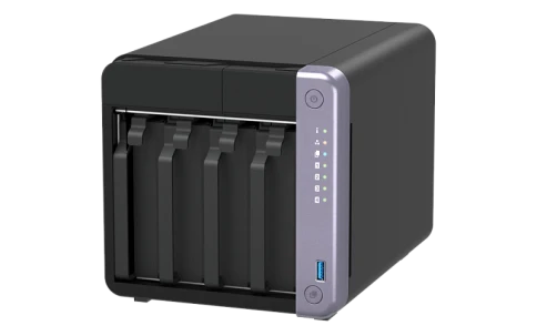 Сетевое хранилище без дисков/ SMB QNAP TS-432X-4G 4-bay 3.5" desktop NAS, AL524 4C 2.0GHz, 4GB DDR4 RAM (max 16GB), 1 x 10GbE SFP+, 2 x 2.5GbE, 1 x PCIe Gen3, 2 x USB 3.2 Gen1 фото 5