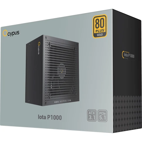 Блок питания ПК/ Power Supply Ocypus Iota P1000, Model P1000-GF, 1000W 80+ Gold (ATX, 3.1, Full modular, 1x24(20+4)pin, 2xCPU 8(4+4)pin, 3xPCIe*2 8(6+2)pin, 1x12V-2x6, 8xSATA3 , Active, 120x120mm, 150x140x86mm, APFC, black) фото 8