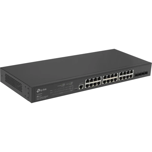 Коммутатор/ JetStream™ 24-port Gigabit L2/L2+ Managed Switch with 4 SFP slots, support SDN controller, abundant L2/L2+ features, 1U rack mountable фото 1