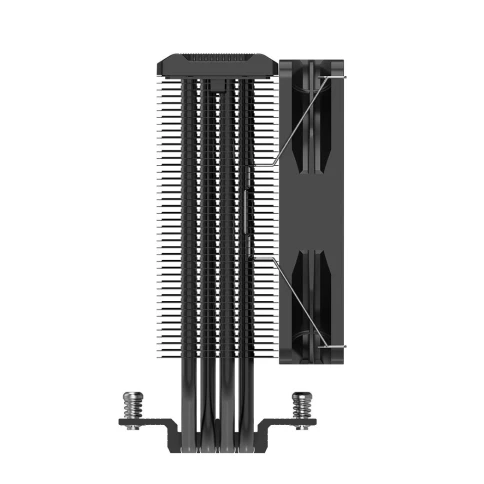 Кулер для процессора/ CPU Cooler PCCooler PALADIN EX400 (180W, 4-pin PWM, 157mm, Al/Cu, 4x6mm, 1x120mm, 73.6CFM, 28.6dBA, 1800RPM, S: 1851/1700/1200/115X, AM5/AM4, black) фото 3