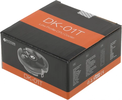 Кулер ID-Cooling DK-01T Soc-AM5/AM4/1200/1700/1851 черный 3-pin 24dB Al 95W 195gr Ret [DK-01T] фото 8