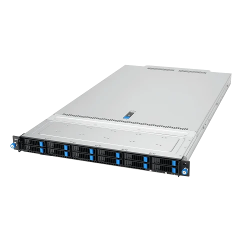 Серверная платформа/ ASUS RS700A-E13-RS12U, 1U, 2 x  SP5 LGA6096 400W, 24x DDR5 6400, 12x 2.5'' NVMe hsb, 2x PCIex16+ 2x OCP3.0 x16, no LAN, 1+1 2000W фото 1