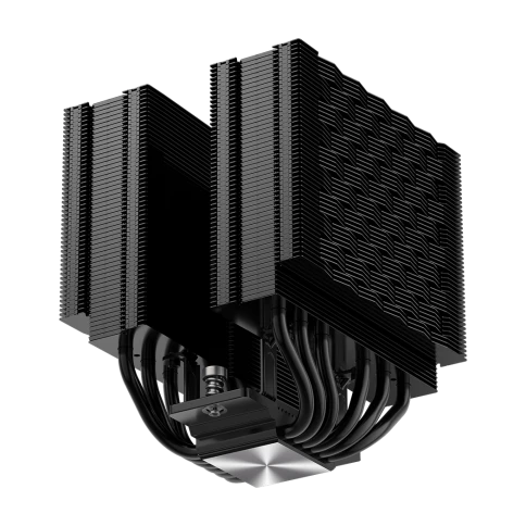 Кулер для процессора/ CPU Cooler PCCooler RZ620Pro TC BK (265W, 4-pin PWM, 160mm, Al/Cu, 6x6mm, 2x120mm, 80CFM, 36.2dBA, 2400RPM, S: 1851/1700/1200/115X, AM5/AM4, black) фото 5
