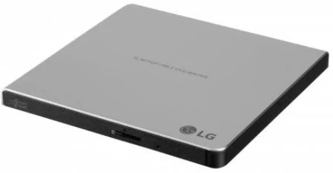 Оптический привод/ LG DVD-RW ext. Silver Slim Ret USB2.0 (3.0 compatible) фото 3
