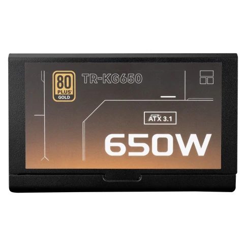 Блок питания 650W/ Power Supply Thermalright, 650W 80+ Gold (ATX, 3.1, Full modular, 1x24(20+4)pin, 2xCPU 8(4+4)pin, 2xPCIe*2 8(6+2)pin, 3xSATA3, 2xMOLEX4pin, Active, 120x120mm, 150x140x86mm, APFC, OVP, UVP, SCP, OCP, OTP, OPP, black) фото 1
