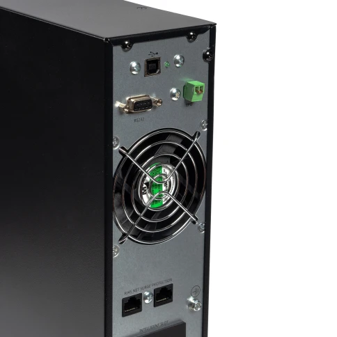 8762 SKAT-UPS 1000-RACK-ON P3 ИБП 1000ВА/1000Вт, 2U, On-Line, синус, внешн. АКБ 24В, 2хSchuko, USB, RS232, RS485, параллельный порт, слот для карт (SNMP, реле), EPO, ШхГхВ 440х325х88, масса 7.6 кг фото 11