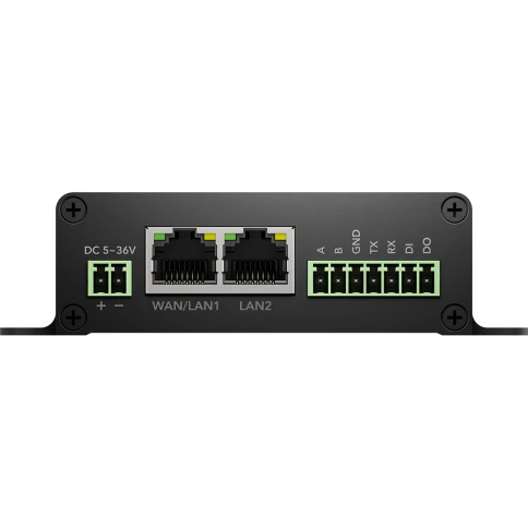Промышленный маршрутизатор/ Industrial 4G LTE Cat4 Wi-Fi Router, LTE Cat4, N150 WiFi, 2 x 10/100M RJ45 Ports, 2 x SIM Slots, 1 x RP-SMA(Wi-Fi), 2 x SMA(4G), 1 x 7-Pin Industrial interface(RS485/RS232/IO),   1x 2-Pin Power Port, Support Wide Range Voltage, фото 3
