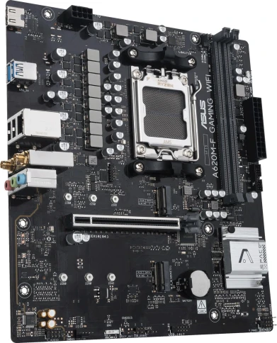 Материнская плата Asus A620M-F GAMING WIFI SocketAM5 AMD A620 2xDDR5 mATX AC`97 8ch(7.1) 2.5Gg RAID+HDMI фото 3