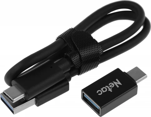 Накопитель SSD Netac USB-C 2Tb NT01ZSLIM-002T-32BK Z Slim 1.8" черный фото 7