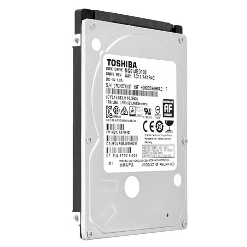 Жесткий диск/ HDD Toshiba SATA 1TB 2.5" 6.0 Gbit/s 5400 rpm 8Mb 1 year фото 2