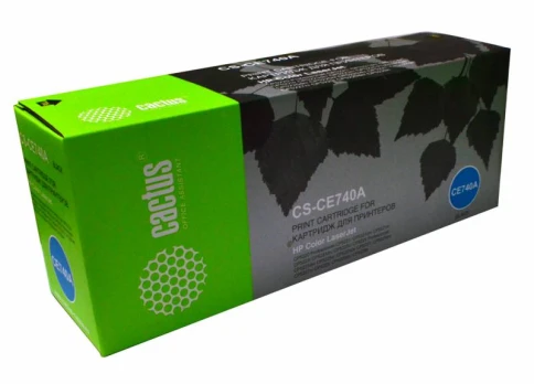 -/ Картридж лазерный Cactus CS-CE740A CE740A черный (7000стр.) для HP LJ CP5220/CP5221/CP5223/CP5225 фото 3
