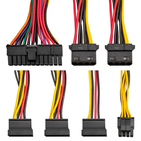 Блок питания 350W ExeGate UN350 (ATX, 12cm fan, 24pin, (4+4)pin, 3xSATA, 2xIDE) фото 4