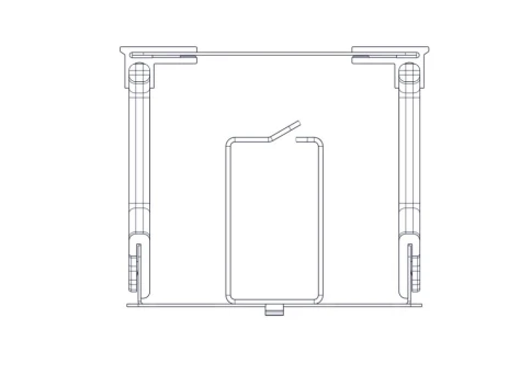 Horizontal Cable Organizer Excelente Series 3U Plastic Fingers фото 13