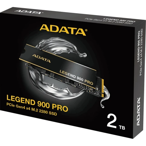 Твердотельный накопитель/ ADATA SSD LEGEND 900 PRO, 2000GB, M.2(22x80mm), NVMe 1.4, PCIe 4.0 x4, 3D NAND, R/W 7400/6500MB/s, IOPs н.д./н.д., TBW 1200, DWPD 0.3 (5 лет) фото 9