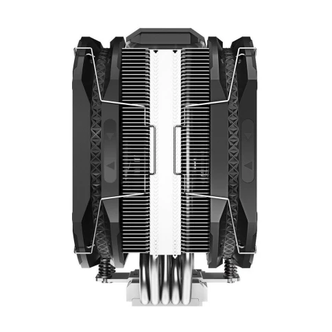 Вентилятор Deepcool AS500 PLUS RTL {6} (727071) (Height 164mm, 6mm x 5pcs, Fan 140mm*2, 500;1200RPM ±10%,  29.2 dB(A), 4-pin PWM, TDP 220W, Screw, Socket AMD AM4, Intel LGA 2066/2011-v3/2011/1700/1200/115x) {8} фото 5