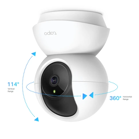 Камера/ 1080P indoor IP camera, 360° horizontal and 114° vertical range, Night Vision, Motion Detection, 2-way Audio, support 128G MicroSD card фото 2