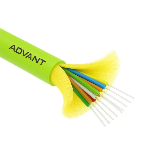 Волоконно-оптический кабель ADVANT ADVOM5-FO08-UV-LL, тип волокна MM 50/125 (OM5), количество волокон: 8, среда использования: Внутренняя/Внешняя, внешняя оболочка: LSZH, цвет: Зеленый. Внешний диаметр: 5,5 фото 1