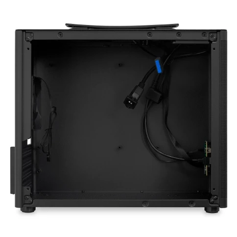 Корпус без блока питания/ Case HSPD M210, Mesh Mid Tower, Black, 0.7 SPCC, 1x90mm mATX, mITX 140/280/150mm 1x2.5", 1x3.5", 4xPCI 1xUSB-A 3.0 302x168x350mm фото 4