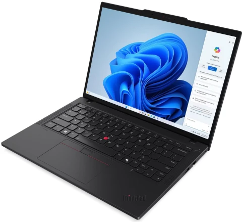 Ноутбук/ Lenovo ThinkPad T14 G5 14.0" WUXGA Touch IPS AG 400nits, AMD Ryzen 7 PRO 8840U,32GB DDR5, 512GB SSD M.2, AMD Radeon 780M Graphics,5M+IRCam, Qualcomm Wi-Fi 6E NFA725A+BT5.3, Wired Ethernet, 4 Cell 52.5Whr, BKLT KB ENG, Win 11 Pro, 1 Year, Bla фото 4