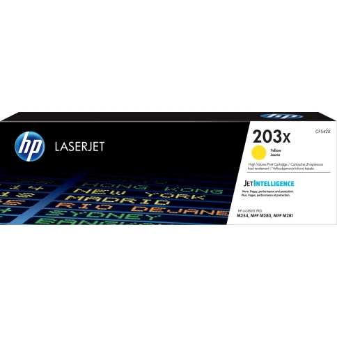 Тонер-картридж/ HP 203X Original Yellow LaserJet Toner Cartridge фото 1